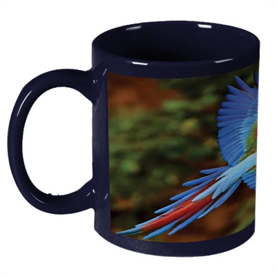 56% OFF on Amy Beauy Parrot Flying Ceramic Mug 330 ml
