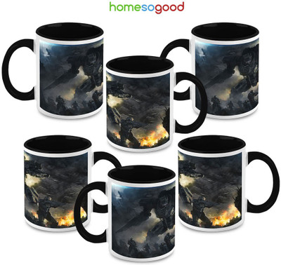 41% OFF on HomeSoGood Rise Of Machines Ceramic Mug 325 ml, Pack of 6 41% OFF on HomeSoGood Rise Of Machines Ceramic Mug 325 ml, Pack of 6
