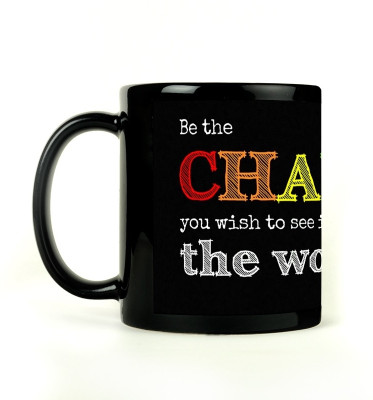 68% OFF on Shoprock Be the Change You Want to See Ceramic Mug 450 ml 68% OFF on Shoprock Be the Change You Want to See Ceramic Mug 450 ml