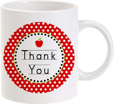 40% OFF on Lolprint Thank You Apple Ceramic Mug 325 ml 40% OFF on Lolprint Thank You Apple Ceramic Mug 325 ml