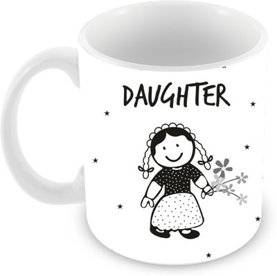 10% OFF on Everyday Gifts Notty Dotty Quote Gift for Daughter Ceramic Mug 325 ml