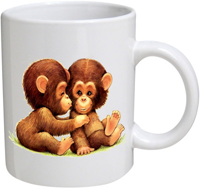 60% OFF on Orkize Monkey Ceramic Mug 350 ml 60% OFF on Orkize Monkey Ceramic Mug 350 ml