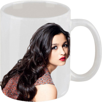 28% OFF on Ellicon C117 Alia Bhatt Coffee Ceramic Mug 325 ml