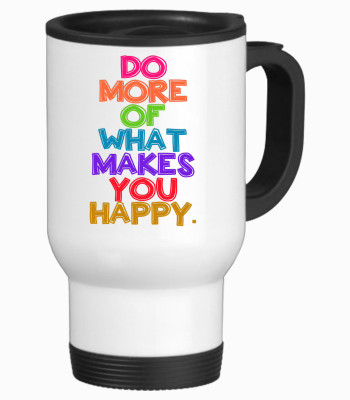 52% OFF on Tiedribbons Make You Happy Travel Stainless Steel Mug 350 ml 52% OFF on Tiedribbons Make You Happy Travel Stainless Steel Mug 350 ml