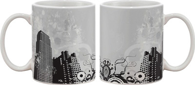 Artifa City Landscape Porcelain, Ceramic Mug 350 ml