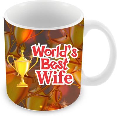 26% OFF on Everyday Gifts World's Best Wife Ceramic Mug 325 ml 26% OFF on Everyday Gifts World's Best Wife Ceramic Mug 325 ml