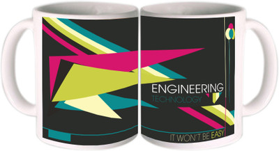 62% OFF on Shopkeeda Engineering Technology Ceramic Mug 350 ml