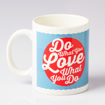 5% OFF on LetterNote Do What You Love Ceramic Mug 5% OFF on LetterNote Do What You Love Ceramic Mug