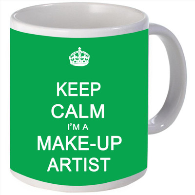 Snoogg Keep calm im a make up artist Porcelain Bone China Coffee Ceramic Mug Snoogg Keep calm im a make up artist Porcelain Bone China Coffee Ceramic Mug