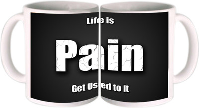 25% OFF on Shopkeeda Pain Ceramic Mug 350 ml
