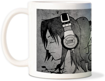 75% OFF on AMY Music Girl Sketchcoffee Ceramic Mug 75% OFF on AMY Music Girl Sketchcoffee Ceramic Mug