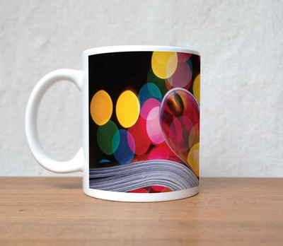 60% OFF on StyBuzz love heart book colorfull valentine Porcelain Mug 300 ml 60% OFF on StyBuzz love heart book colorfull valentine Porcelain Mug 300 ml