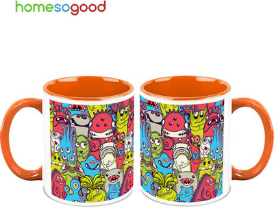 37% OFF on HomeSoGood Funny Aliens 2 Mugs Ceramic Mug 325 ml, Pack of 2 37% OFF on HomeSoGood Funny Aliens 2 Mugs Ceramic Mug 325 ml, Pack of 2