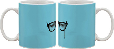 15% OFF on Artifa Tears In Eyes Through Glass Porcelain, Ceramic Mug 350 ml 15% OFF on Artifa Tears In Eyes Through Glass Porcelain, Ceramic Mug 350 ml
