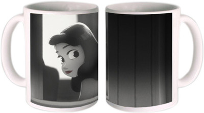 62% OFF on Shopkeeda Girl's Face Ceramic Mug 350 ml