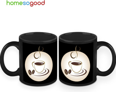 37% OFF on HomeSoGood Coffee Everyday Coffee Ceramic Mug 325 ml, Pack of 2 37% OFF on HomeSoGood Coffee Everyday Coffee Ceramic Mug 325 ml, Pack of 2