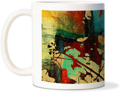 87% OFF on AMY Pattern Paint Design Ceramic Mug