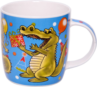 33% OFF on Xiangmei Milk Crocodile Party Ceramic, Bone China Mug 355 ml 33% OFF on Xiangmei Milk Crocodile Party Ceramic, Bone China Mug 355 ml