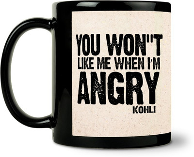 50% OFF on ShopMantra Virat Kohli Angry Ceramic Mug 300 ml 50% OFF on ShopMantra Virat Kohli Angry Ceramic Mug 300 ml