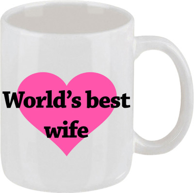 16% OFF on Ellicon 3 World'S Best Wife Ceramic Mug