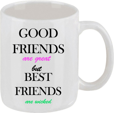 16% OFF on Ellicon 144 Good Friends Are Good Ceramic Mug