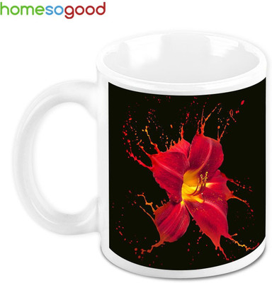 41% OFF on Homesogood Dynamic Flower Art Ceramic Mug 280 ml 41% OFF on Homesogood Dynamic Flower Art Ceramic Mug 280 ml