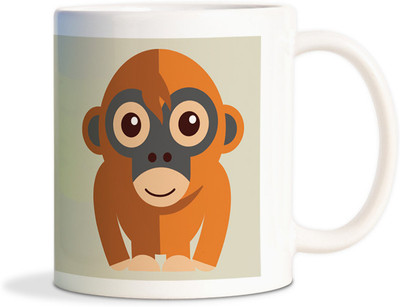 81% OFF on AMY Naughty Monkey Cute Coffee Ceramic Mug 450 ml 81% OFF on AMY Naughty Monkey Cute Coffee Ceramic Mug 450 ml