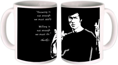 25% OFF on Shopkeeda Knowing Is Not Enough Ceramic Mug 350 ml