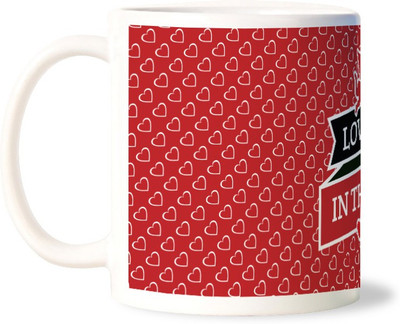 50% OFF on Lovely Collection Love is The Air Ceramic Mug