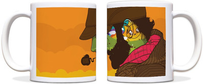 60% OFF on ShopMantra Men Colorful Art Black Ceramic Mug 300 ml