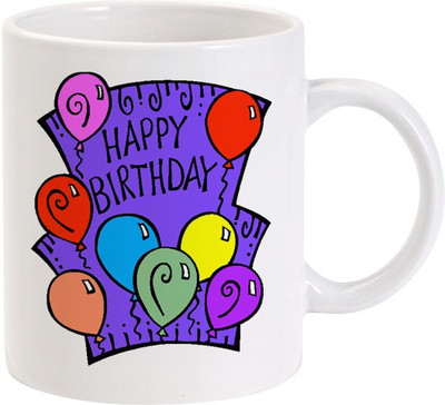 50% OFF on Lolprint 04 Happy Birthday Balloons Ceramic Mug 325 ml 50% OFF on Lolprint 04 Happy Birthday Balloons Ceramic Mug 325 ml