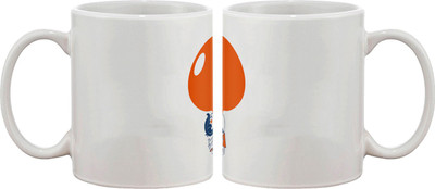 Artifa Boy Blowing Orange Balloon Porcelain, Ceramic Mug 350 ml Artifa Boy Blowing Orange Balloon Porcelain, Ceramic Mug 350 ml