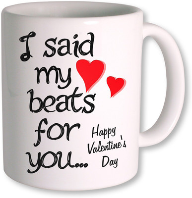 50% OFF on Photogiftsindia I said my love Beats Gifts For Valentine Coffee Ceramic Mug 350 ml