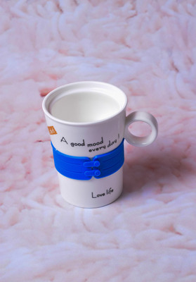 70% OFF on Enfin Homes Blue Love Life Bone China Mug 0.4 l 70% OFF on Enfin Homes Blue Love Life Bone China Mug 0.4 l