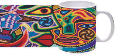45% OFF on Printland Multi Art Ceramic Mug