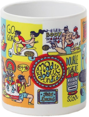 Chumbak Mad About India Ceramic Mug 300 ml