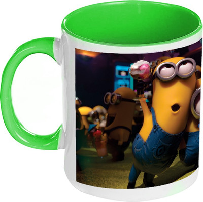 58% OFF on AMY Minions Cartoon Cute Inside Green Coffee Ceramic Mug 325 ml 58% OFF on AMY Minions Cartoon Cute Inside Green Coffee Ceramic Mug 325 ml