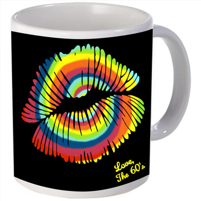 Snoogg lip print Ceramic Mug Snoogg lip print Ceramic Mug