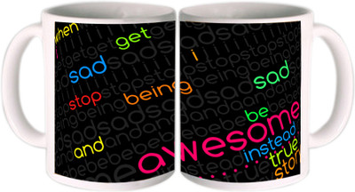 25% OFF on Shopkeeda Be Awesome Ceramic Mug 350 ml 25% OFF on Shopkeeda Be Awesome Ceramic Mug 350 ml