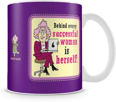 35% OFF on Tashanstreet Aunty Acid Successful Ceramic Mug 325 ml
