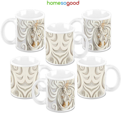 49% OFF on Homesogood The Art Of Macedonia Pack Of 6 Ceramic Mug 325 ml, Pack of 6 49% OFF on Homesogood The Art Of Macedonia Pack Of 6 Ceramic Mug 325 ml, Pack of 6