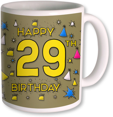 50% OFF on Photogiftsindia 29th Happy Birthday Coffee Ceramic Mug 350 ml 50% OFF on Photogiftsindia 29th Happy Birthday Coffee Ceramic Mug 350 ml