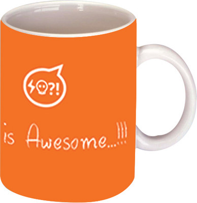 45% OFF on Printland Awesome Ceramic Mug 350 ml 45% OFF on Printland Awesome Ceramic Mug 350 ml