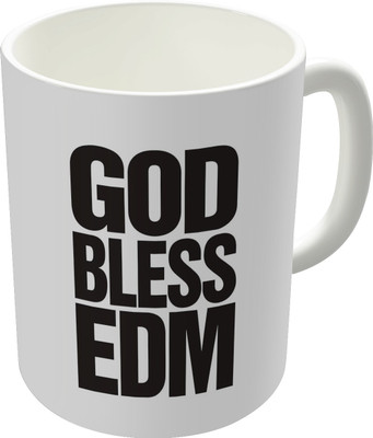 80% OFF on The Fappy Store God Bless Edm Ceramic Mug 300 ml