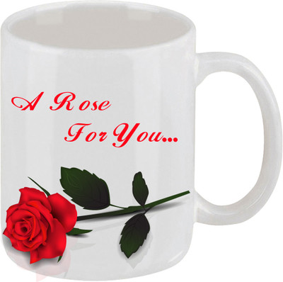 16% OFF on Ellicon A Rose For You Coffee Mug Ceramic Mug