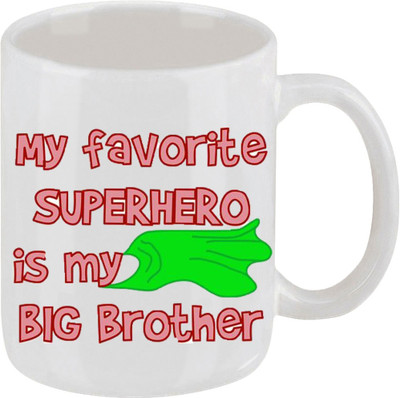 16% OFF on Ellicon Superhero Is My Big Brother Ceramic Mug 16% OFF on Ellicon Superhero Is My Big Brother Ceramic Mug