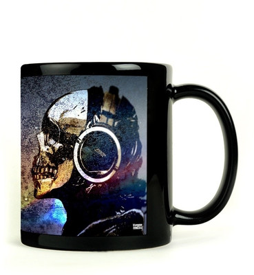 68% OFF on Shoprock Skull Music Ceramic Mug