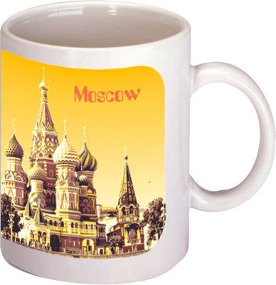 50% OFF on Printland Moscow Lover Coffee Ceramic Mug 350 ml