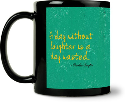 45% OFF on ShopMantra Charlie Chaplin Quote Ceramic Mug 300 ml 45% OFF on ShopMantra Charlie Chaplin Quote Ceramic Mug 300 ml