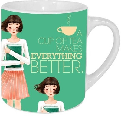 56% OFF on Printland Tea Magic Chai Ceramic Mug 180 ml 56% OFF on Printland Tea Magic Chai Ceramic Mug 180 ml
